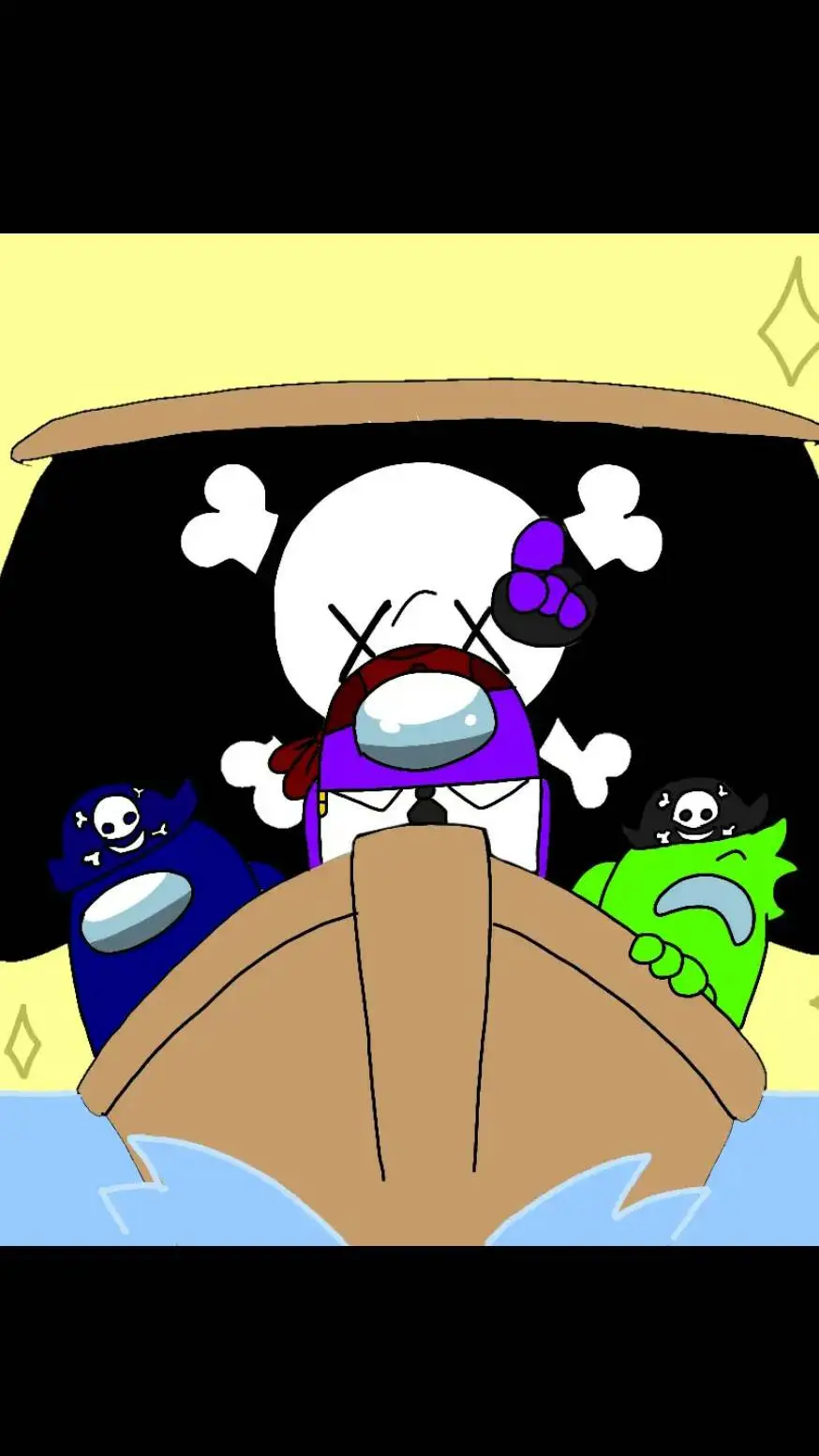 ai character: the pirate trio!  background