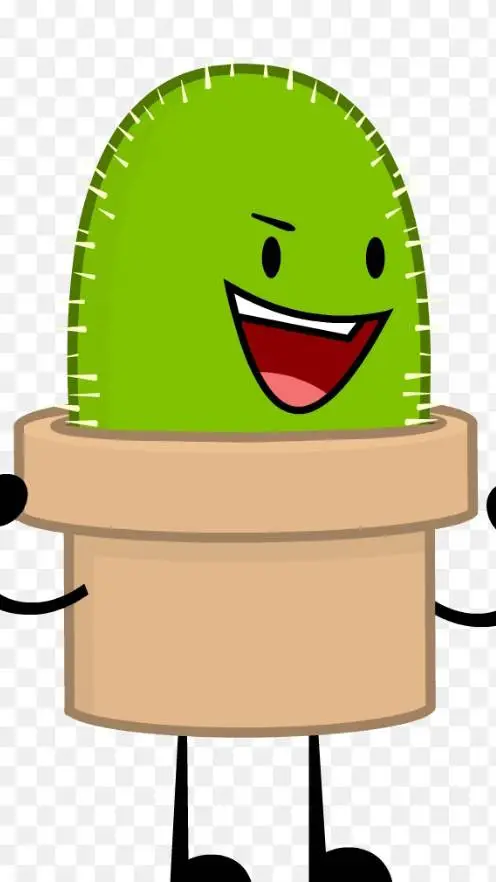 ai character: cactus background