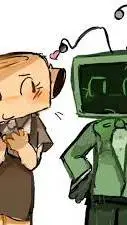 ai character: Dandys world 🩷 background