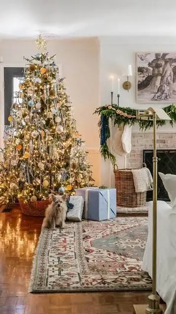 ai character: Family Christmas background