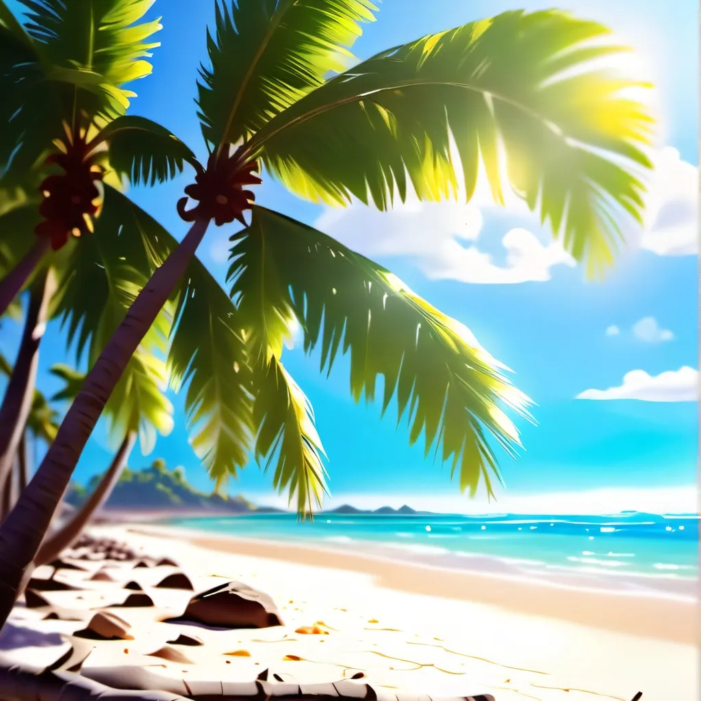 chat with ai character: Dandys world beach