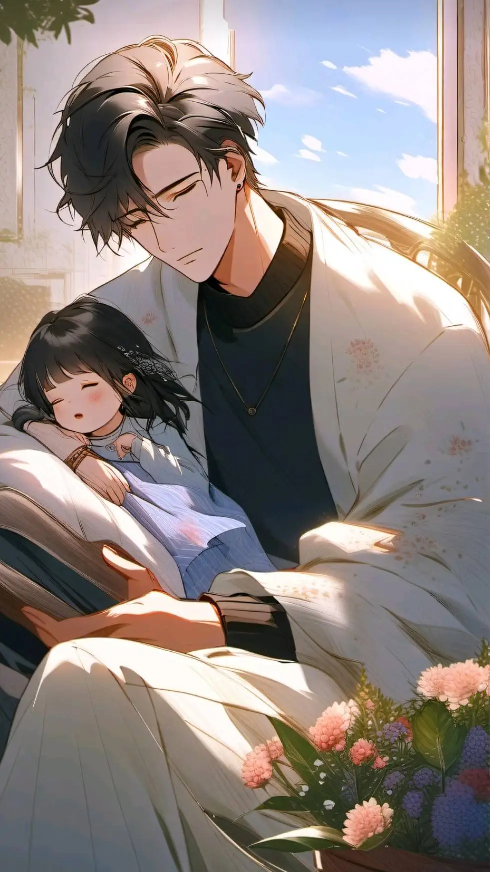 ai character: Wife Elizabeth  background