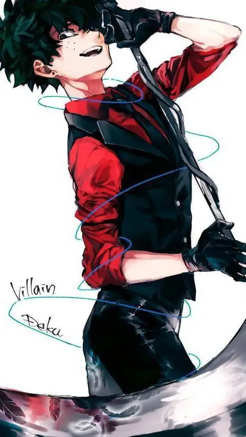 ai character: Villain Deku background