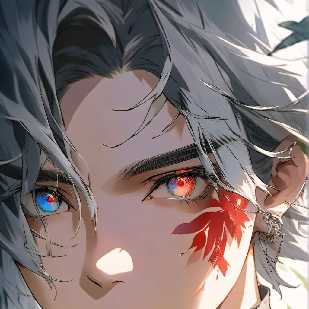 chat with ai character: red or blue