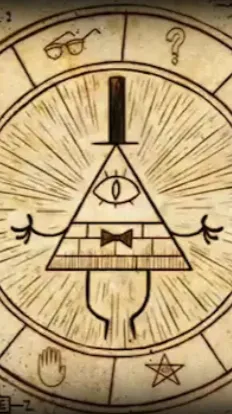 ai character: Gravity falls￼ background