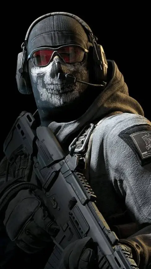 ai character: Simon ghost Riley  background