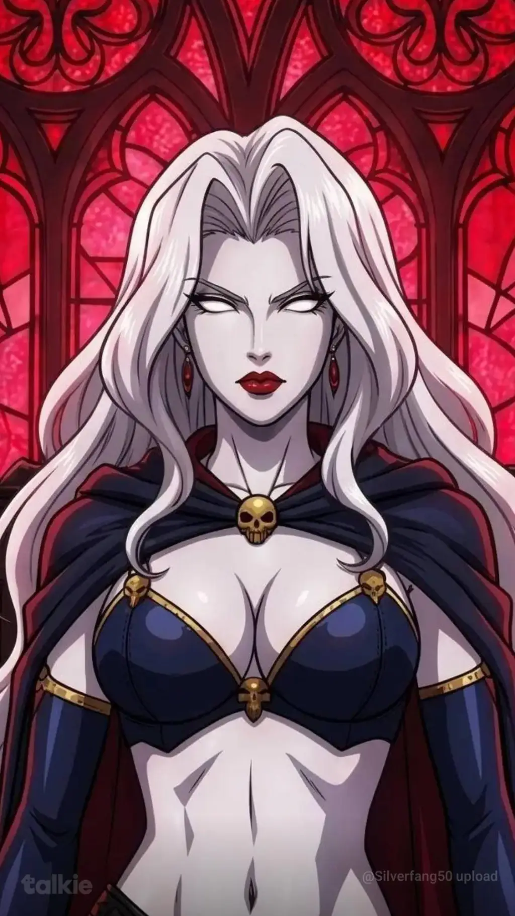 ai character: Lady Death background