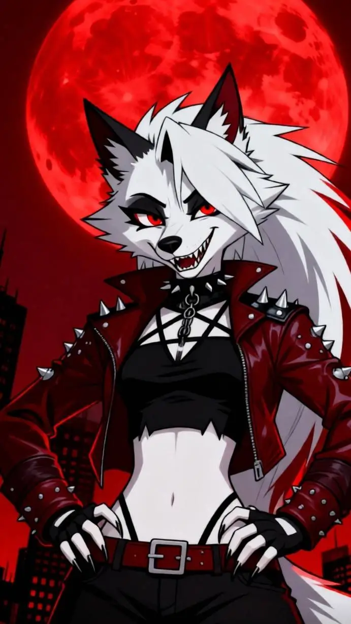 ai character: LOONA HELLHOUND background