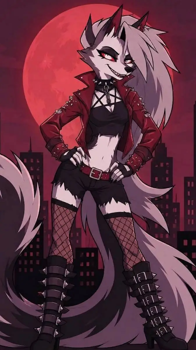 ai character: LOONA HELLHOUND background
