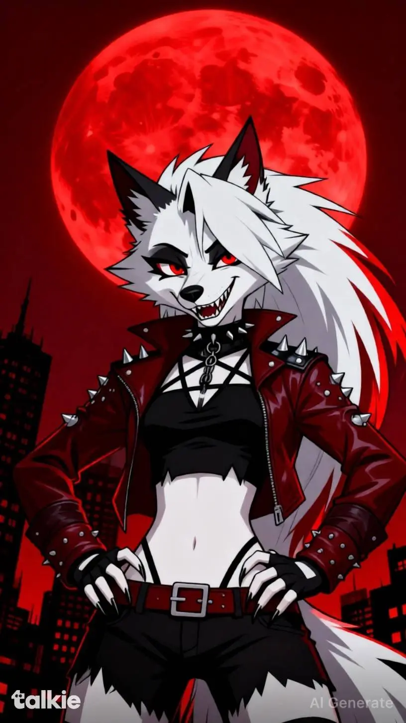 ai character: LOONA HELLHOUND background