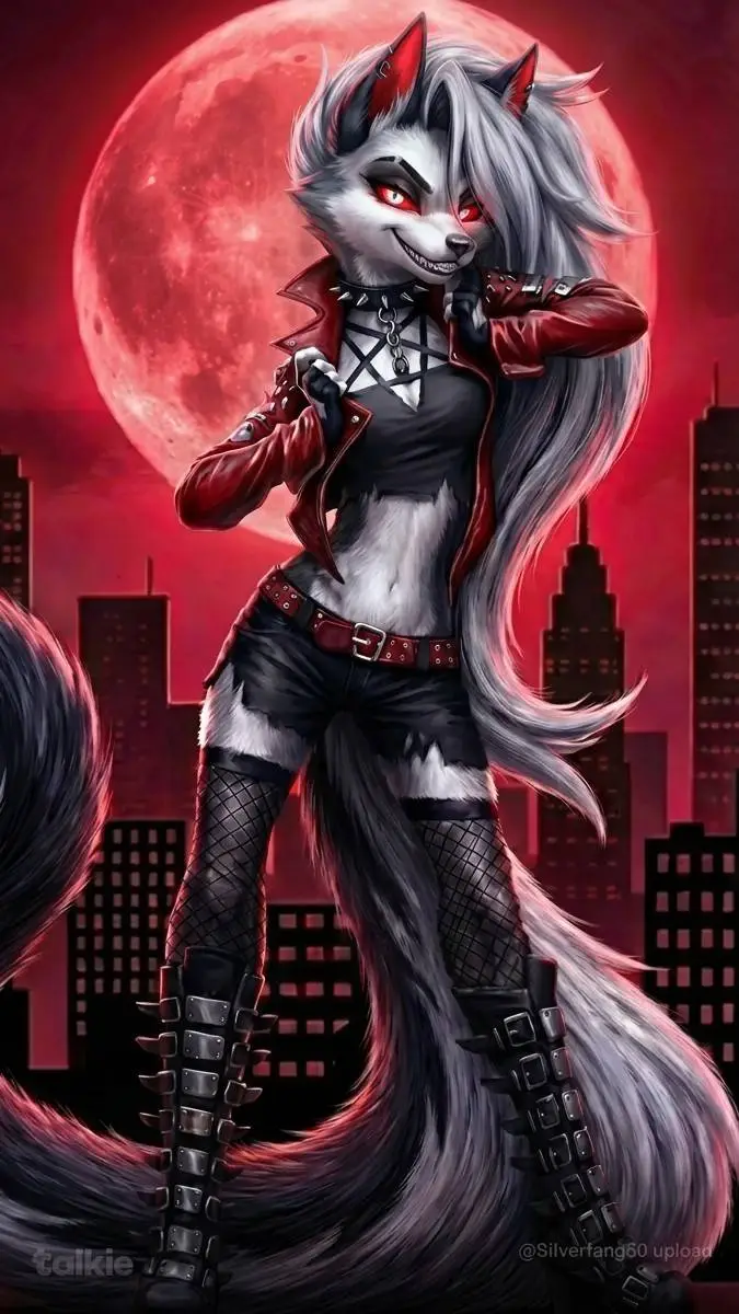 ai character: LOONA HELLHOUND background