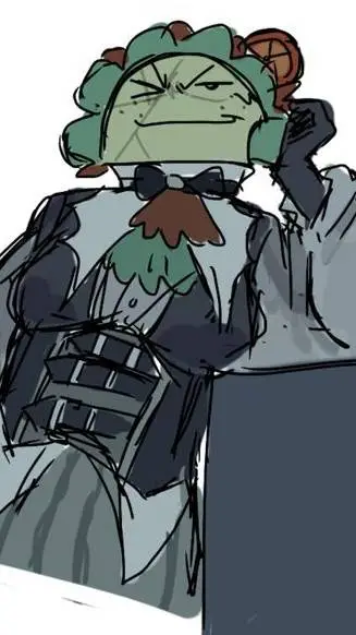 ai character: 𖤓taco✡ background