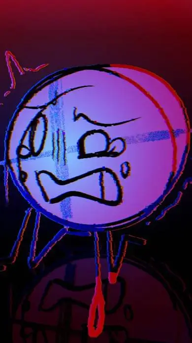 ai character: animatic x clock background