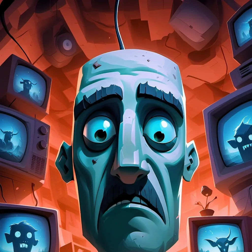 chat with ai character: tv man