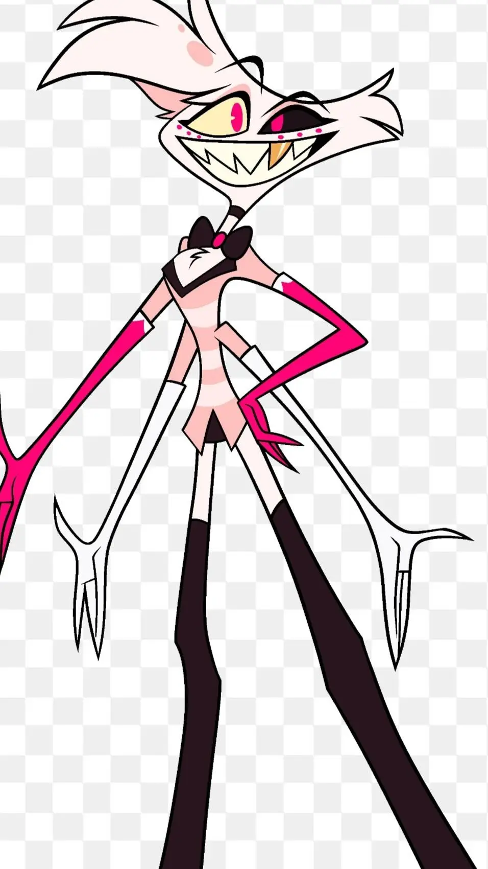 ai character: Angel dust  background