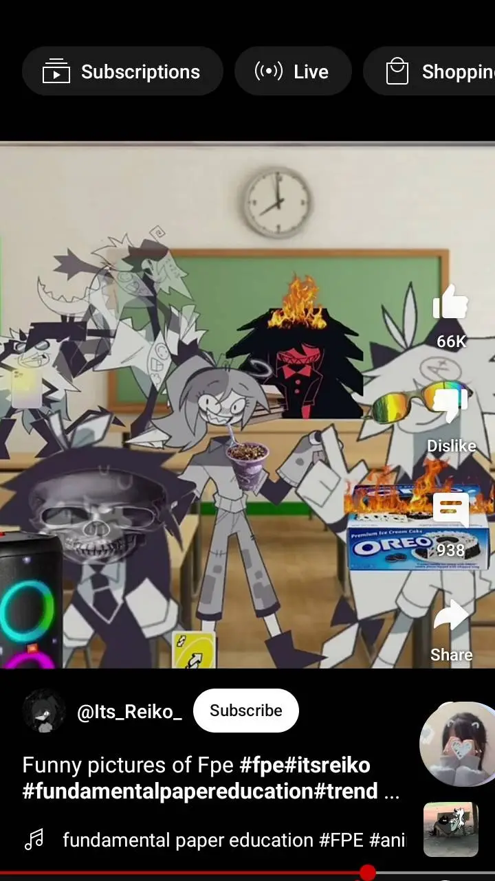 ai character: miss circle is mad background