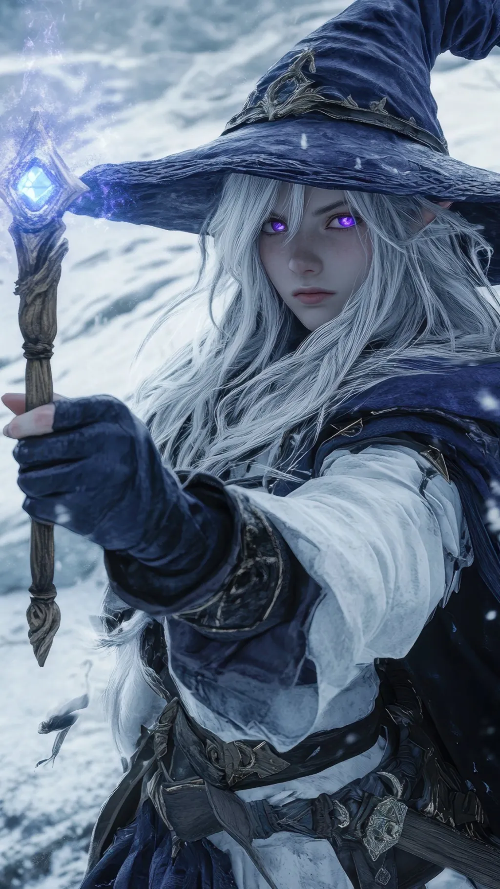 ai character: Aurora Winter  background
