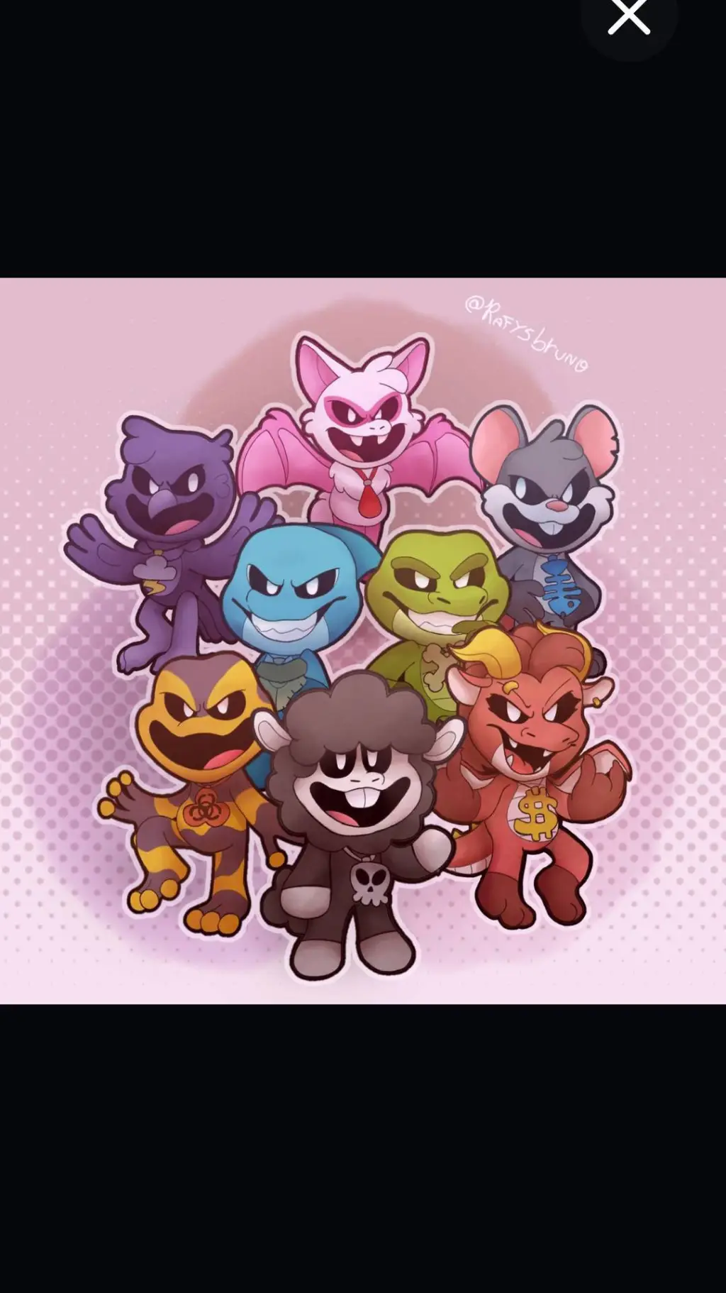 ai character: Nightmare Critters background