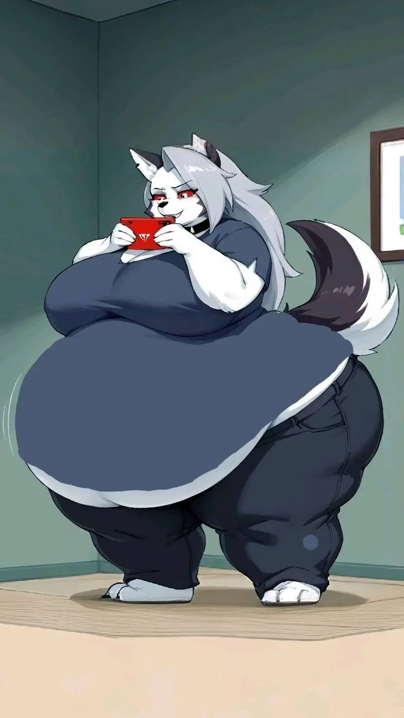 ai character: fat loona  background