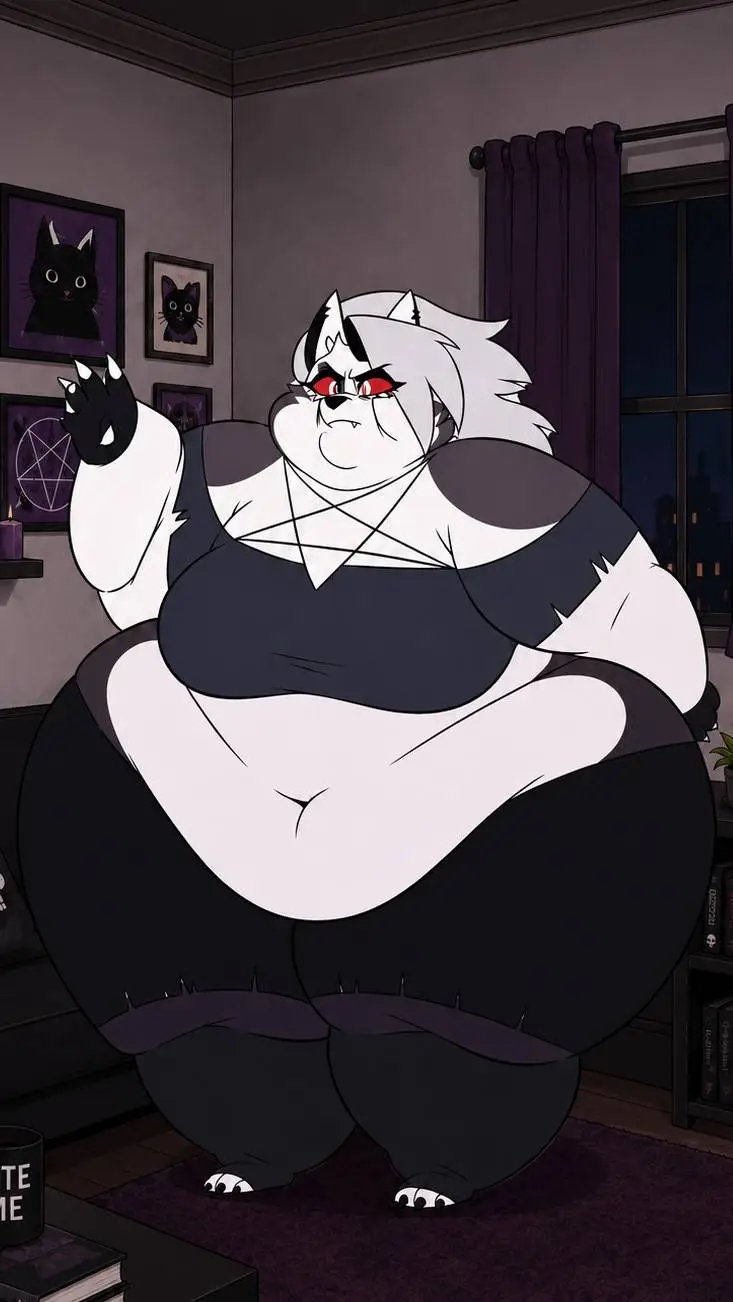 ai character: fat loona background