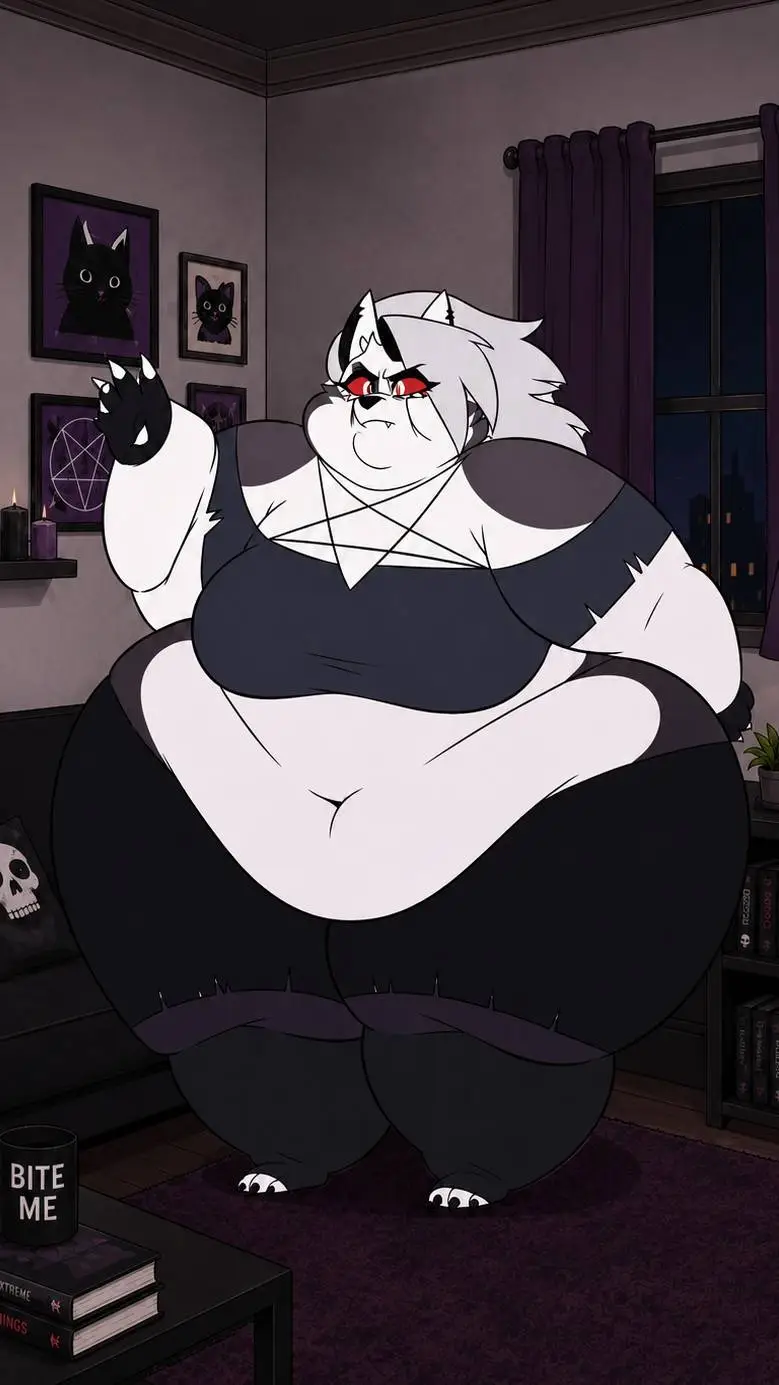 ai character: fat loona background