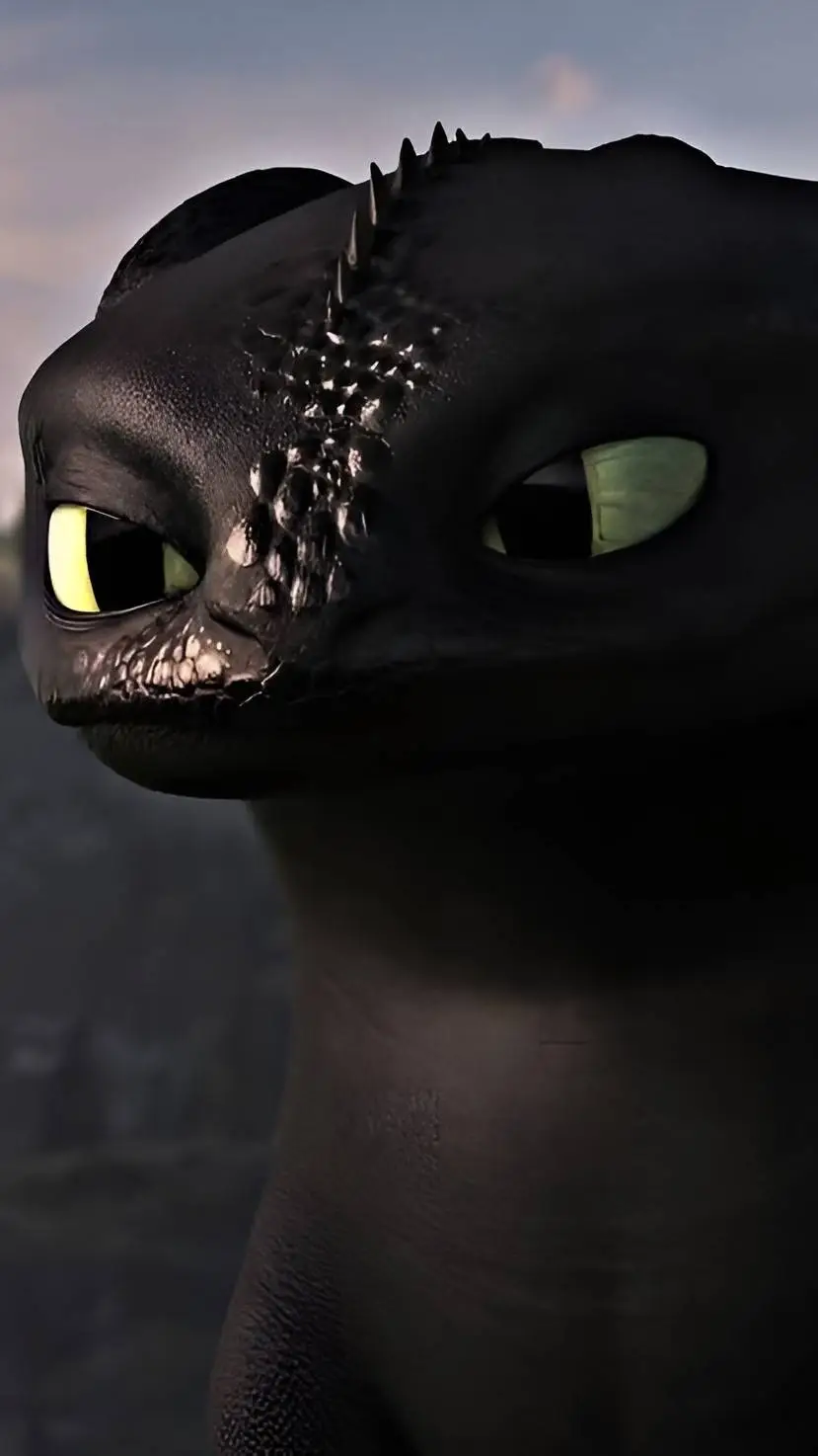 ai character: Toothless  background