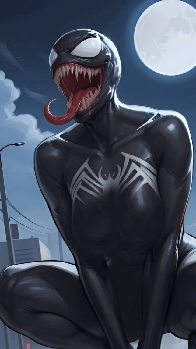 ai character: She-Venom  background