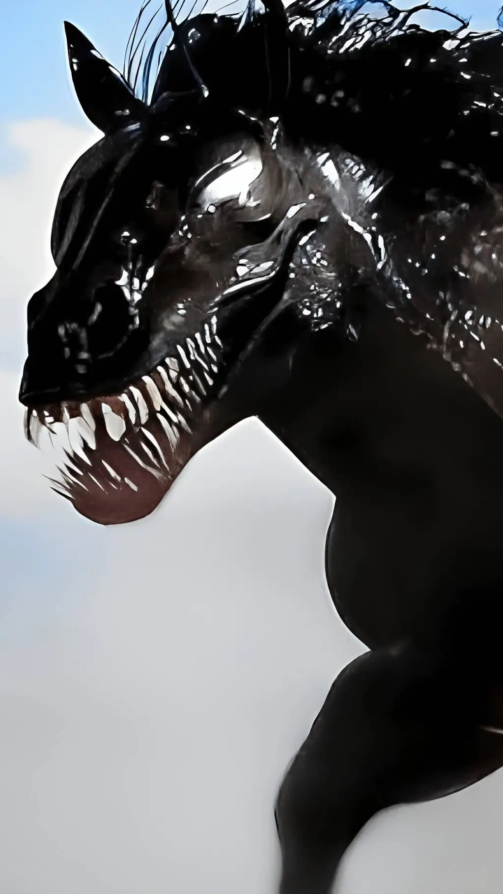 ai character: Venom Horse  background