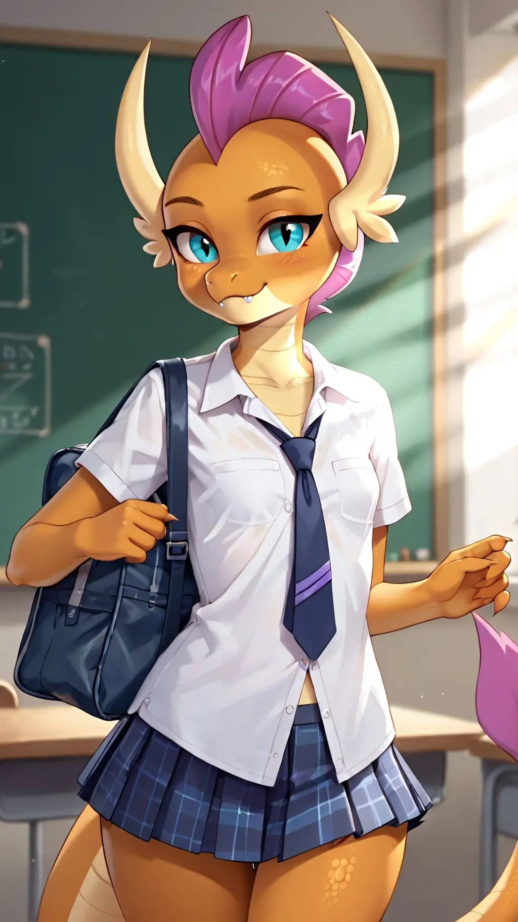 ai character: Smolder background