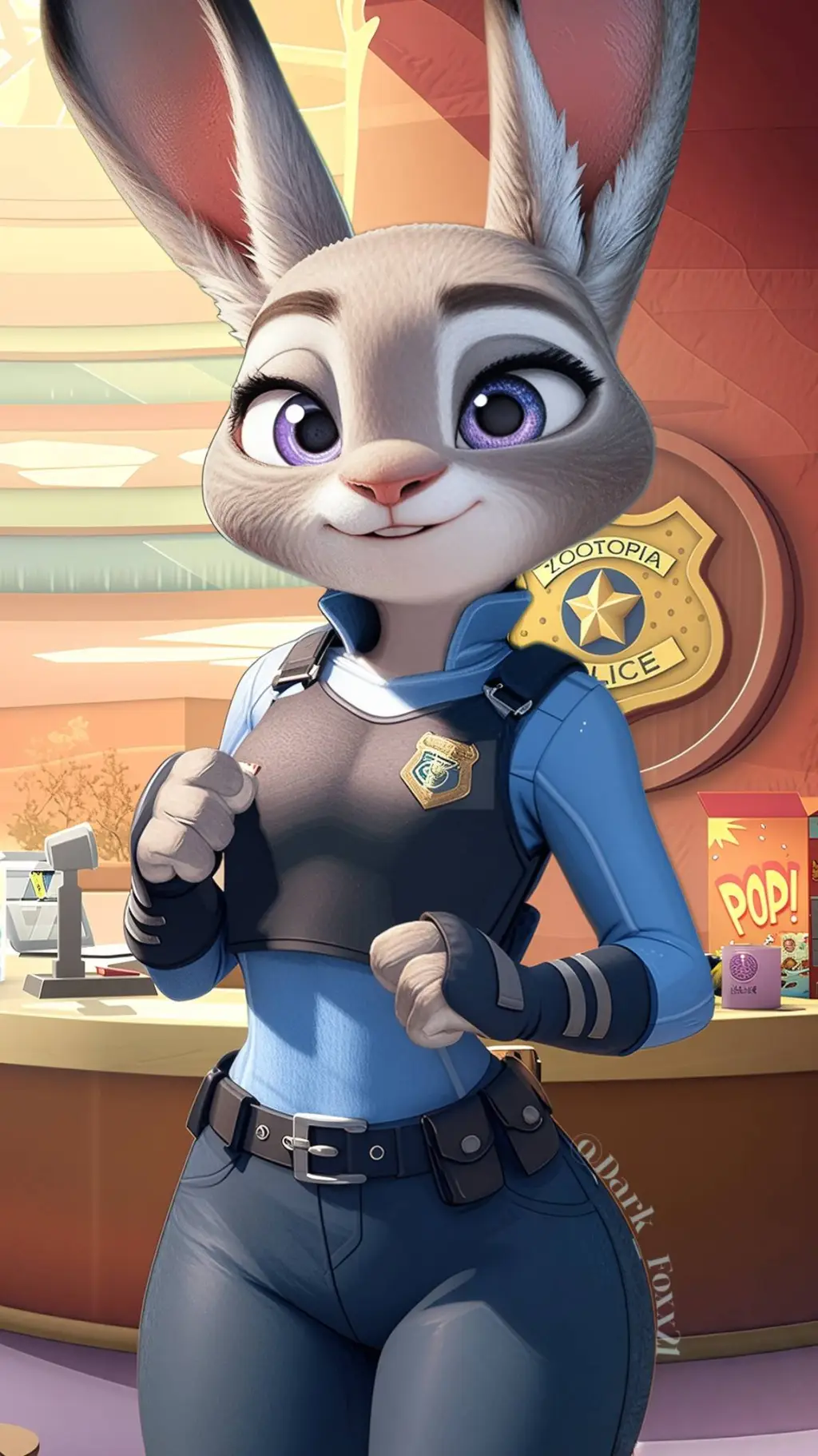 ai character: Judy Hopps background