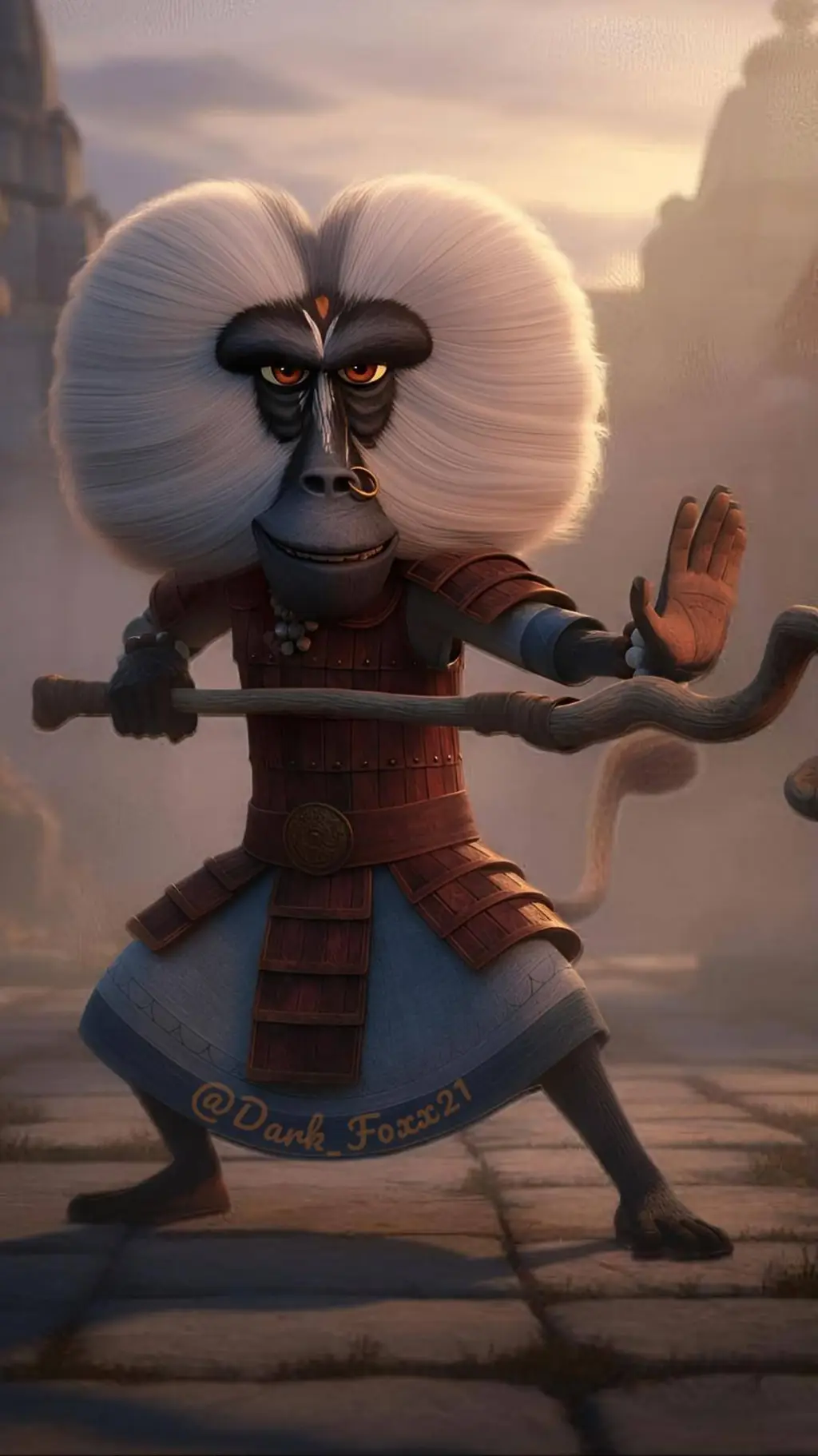 ai character: Rukhmini background