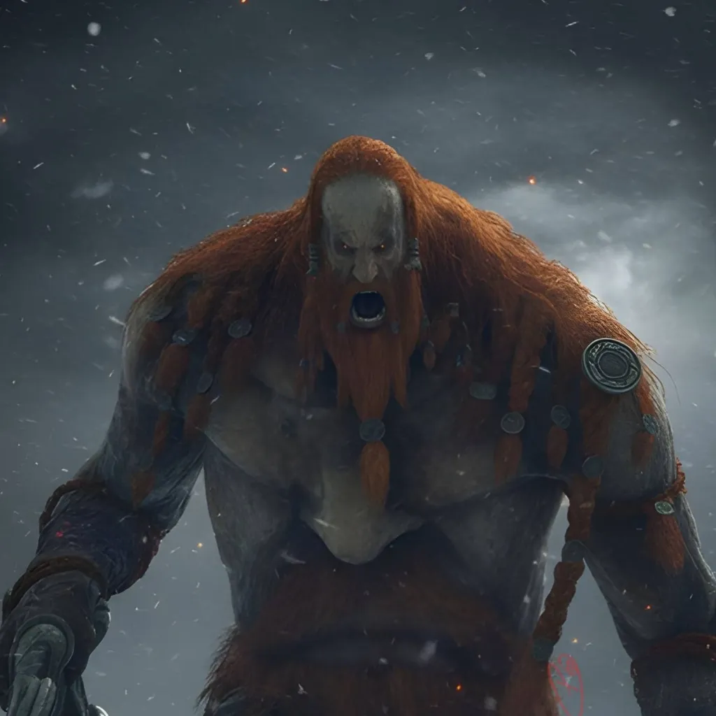 chat with ai character: The Fire Giant