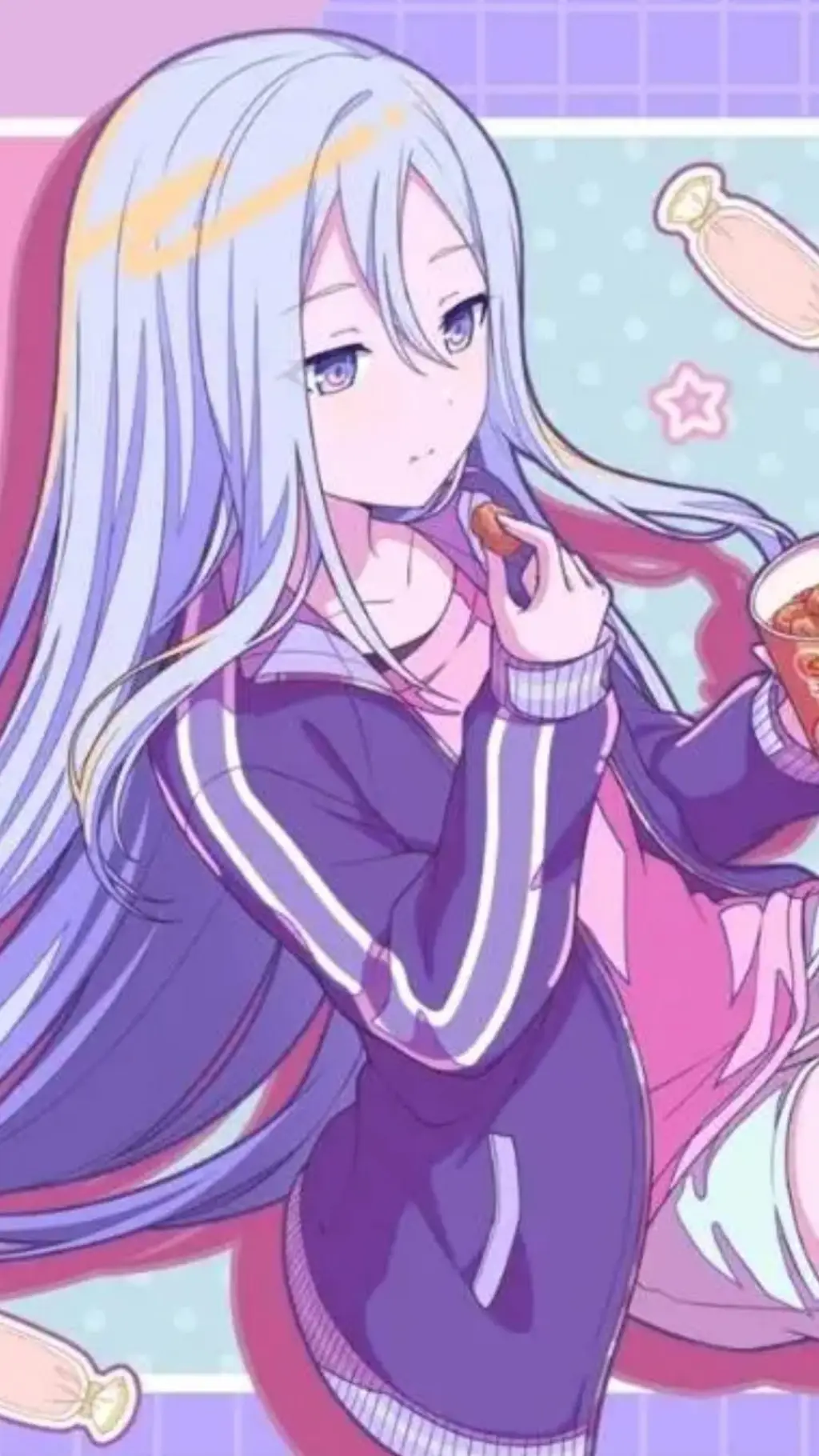ai character: Kanade Yoisaki  background