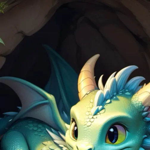 chat with ai character: Baby dragon