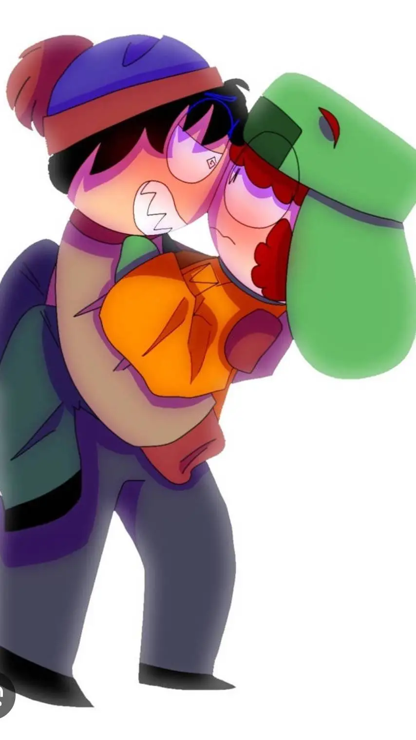 ai character: Stan und kyle  background