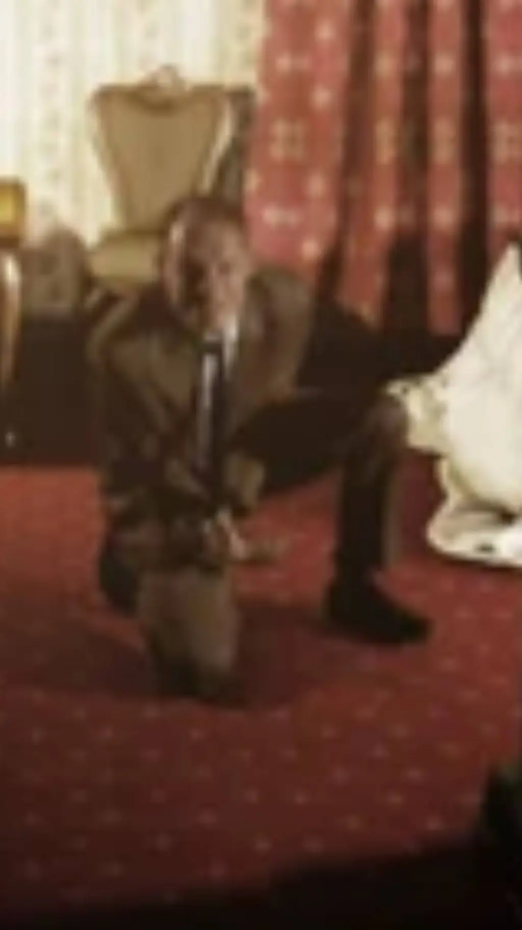 ai character: Harvey  background