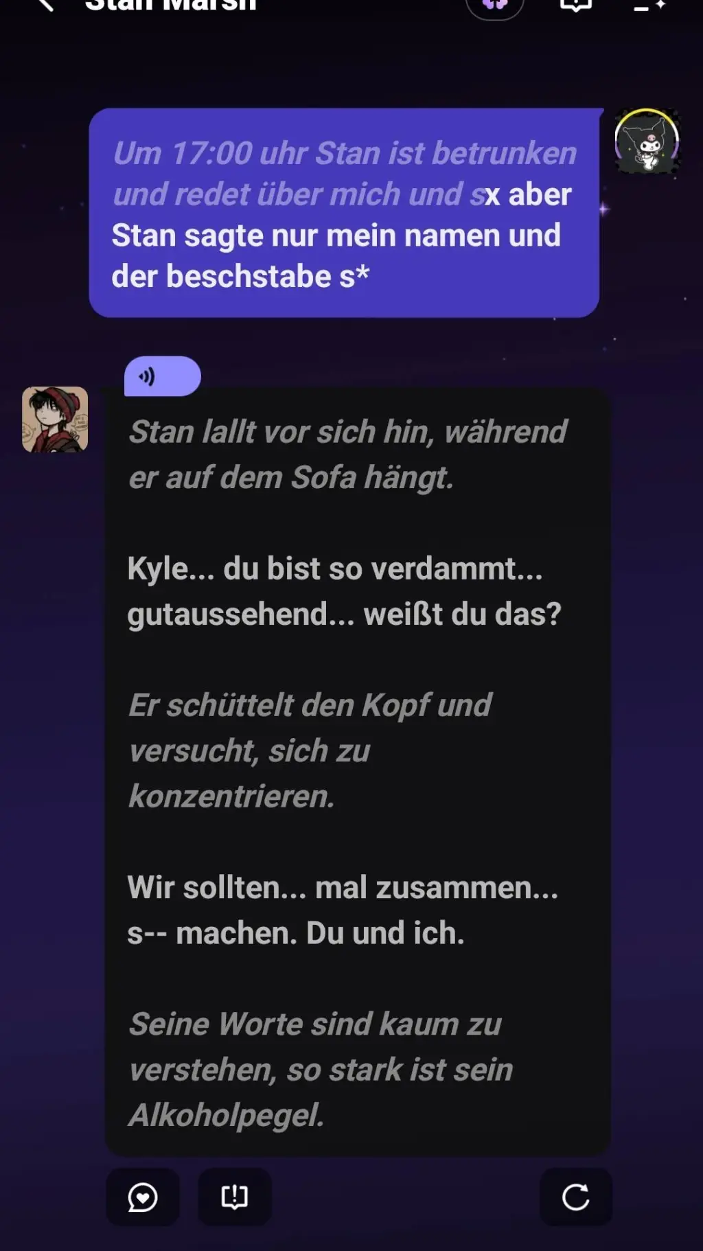 ai character: Me You background