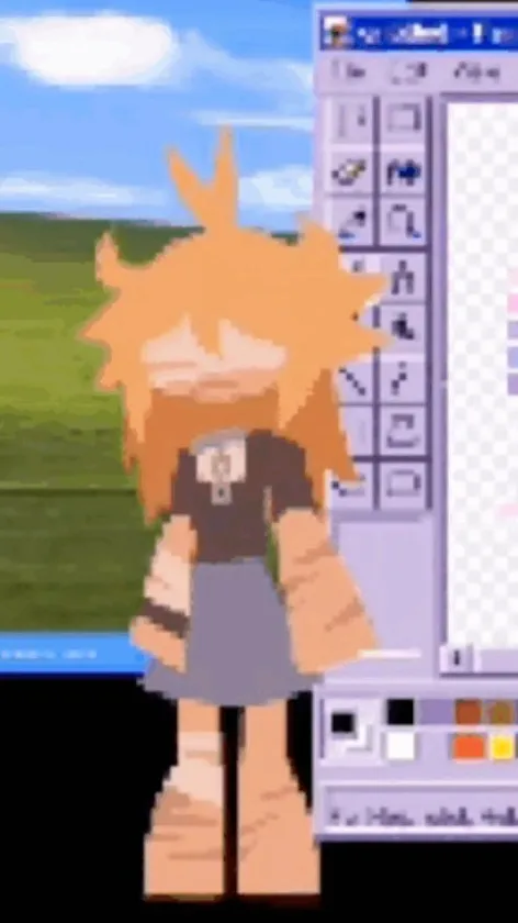 ai character: Snowy forest  background