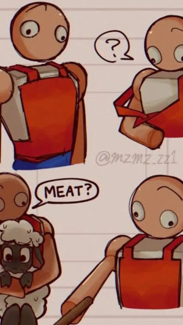 ai character: Meat man(ATA) background