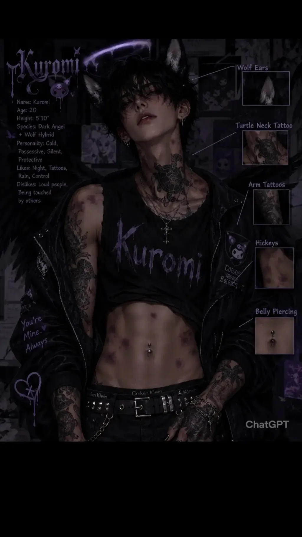 ai character: Alex background