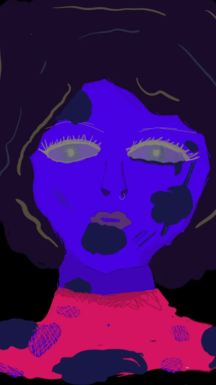 ai character: rAvEn  background