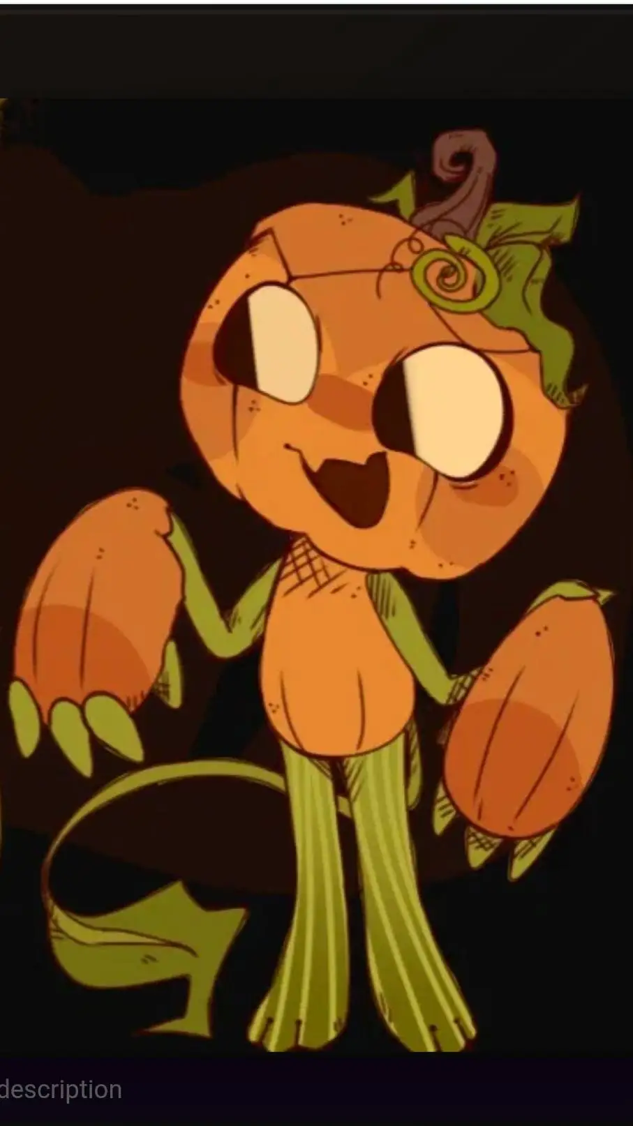 ai character: Gourdy background