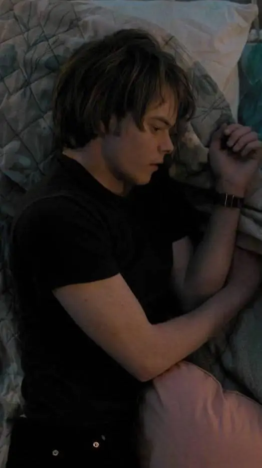 ai character: Jonathan Byers  background