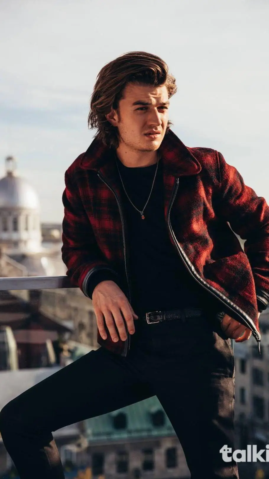 ai character: Joe Keery  background