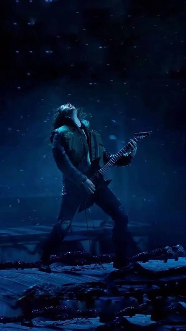 ai character: Eddie Munson  background