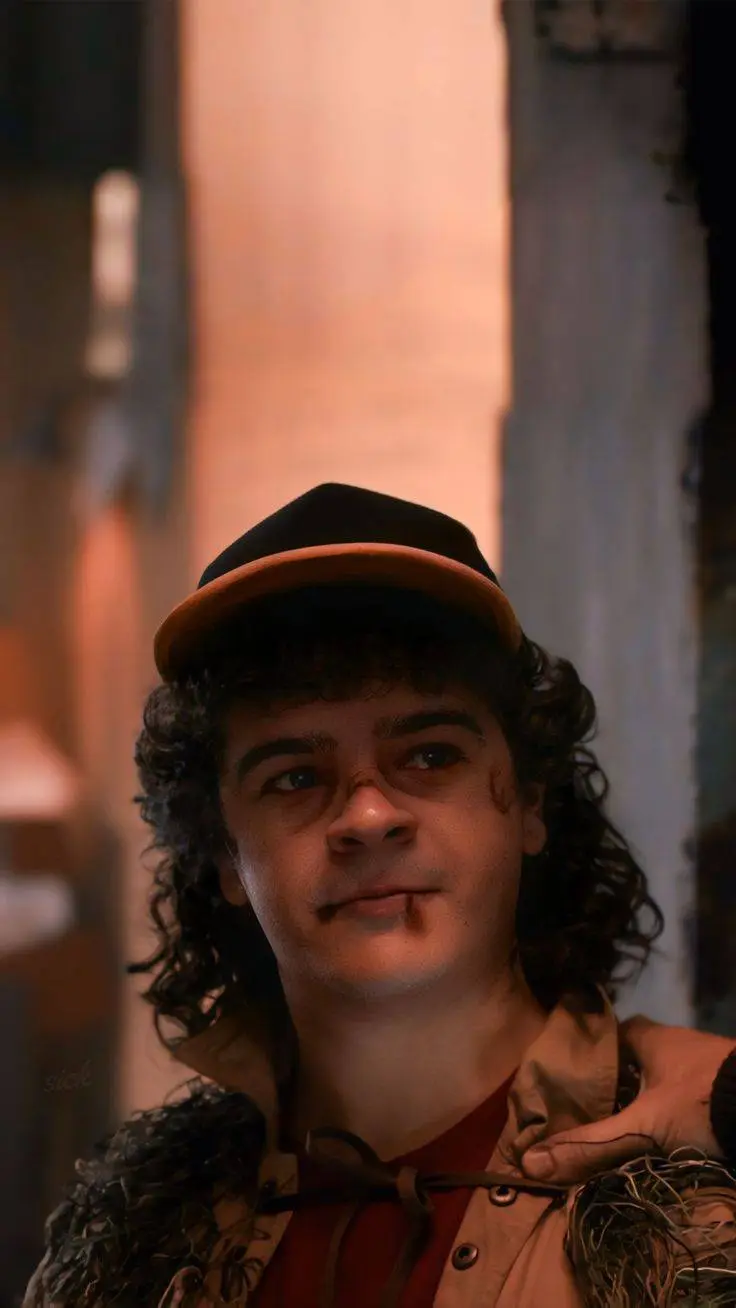 ai character: Dustin Henderson  background