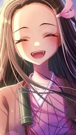 ai character: nezuko background