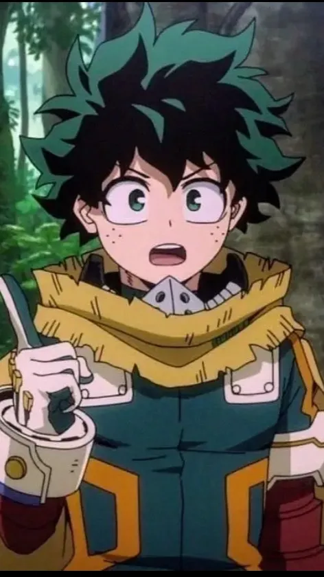 ai character: Izuku. Bum background