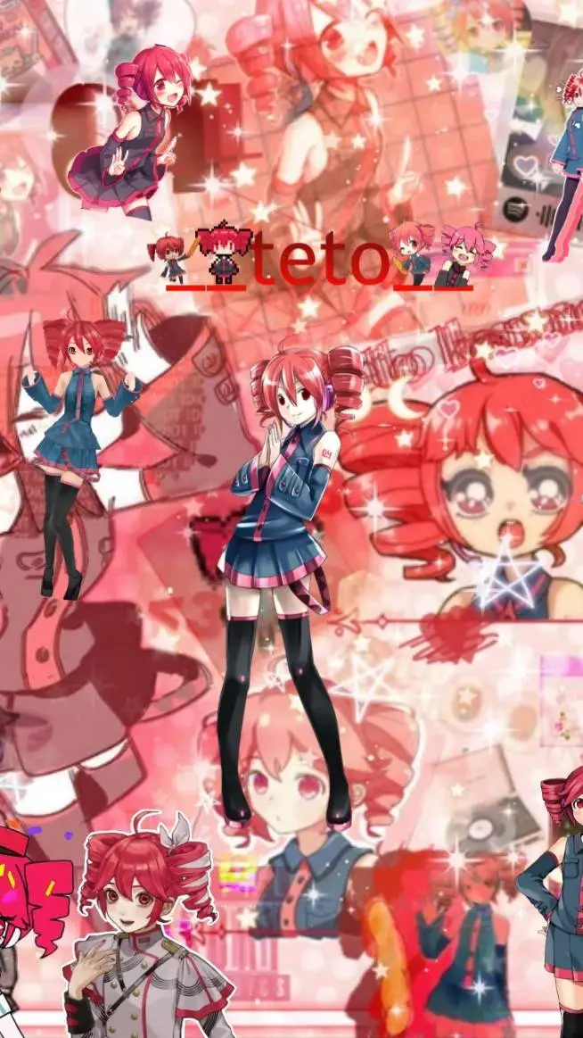 ai character: kasane teto  background