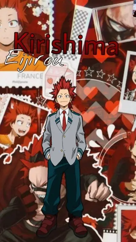 ai character: kirishima  background